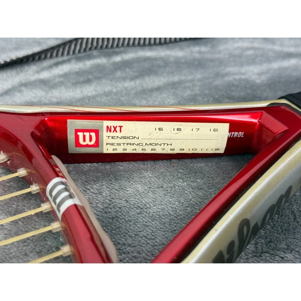 Wilson Triad Technology 125 PWR Tennis Racquet with Case‎ Red/Silver